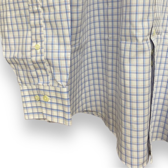 Brooks Brothers Milano Slim-Fit Non-Iron Button Down Shirt 16.5 - Picture 3 of 4